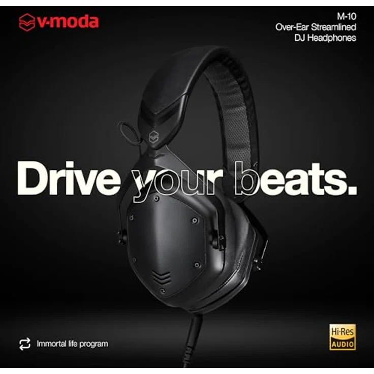 V-Moda M-10, Kompakter DJ-Kopfhörer mit Doppelmembrantreibern, hervorragender Isolation und zwei abnehmbaren Kabeln – Bild 2