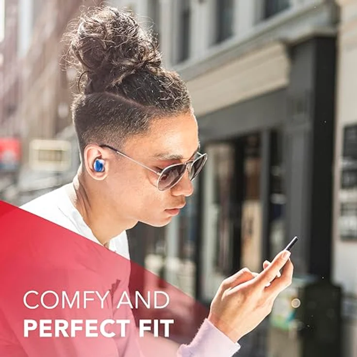 Music Sound Flow Kabelloses In-Ear-Bluetooth-Headset - Spielzeit 25 Stunden - Lila – Bild 5