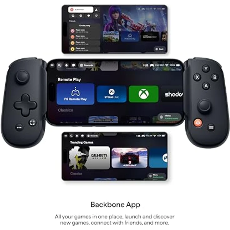 BACKBONE One Mobiler Gaming-Controller für das iPhone (Lightning) - 2nd Gen - Xbox, PlayStation, Minecraft & mehr - 3 Monate Apple Arcade enthalten – Bild 4