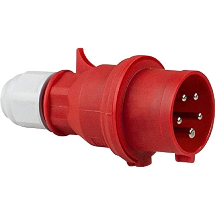as - Schwabe Starkstrom Verlängerungskabel H07RN-F 5G2,5 - 5 m, 400V/16A, IP44, CEE Stecker, Made in Germany, robust für Baustelle und Außenbereich – Bild 2