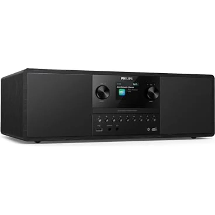 Philips TAM6500/10 Stereoanlage, Digitalradio (DAB), Automatische Senderverfolgung, UKW mit RDS, 50 W, Kompaktes All-in-One-Mikrosystem – Bild 1