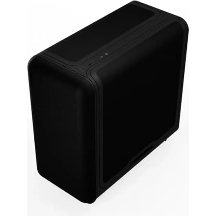 HYTE X50 Air Midi Tower, PC-Gehäuse mit optimiertem Airflow, luftdurchlässigem Mesh und USB-C 20 Gbit/s, Pitch Black – Bild 2