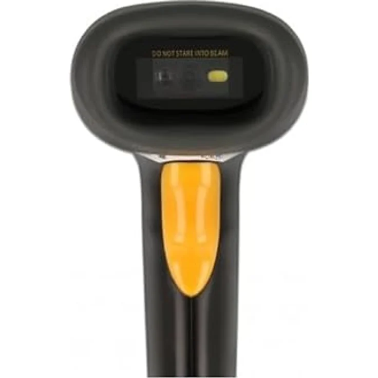 Delock 2,4 GHz Barcode Scanner 1D und 2D mit Ladestation - Mehrsprachig (2D-Barcodes), Barcode-Scanner, Orange, Schwarz – Bild 3