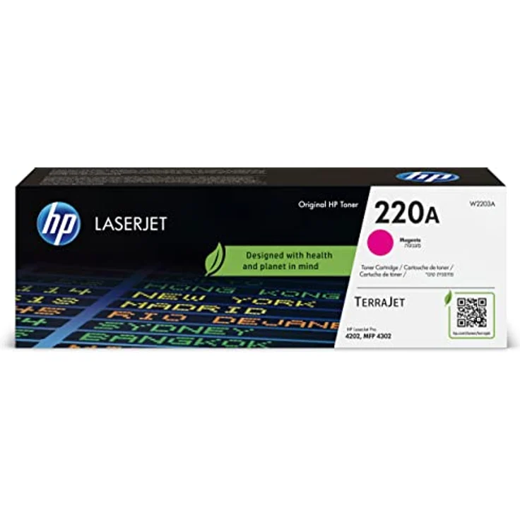 HP TerraJet Tonerkartusche 220A (M), Original-Toner mit hoher Druckqualität und geringem CO2-Fußabdruck, magenta – Bild 1