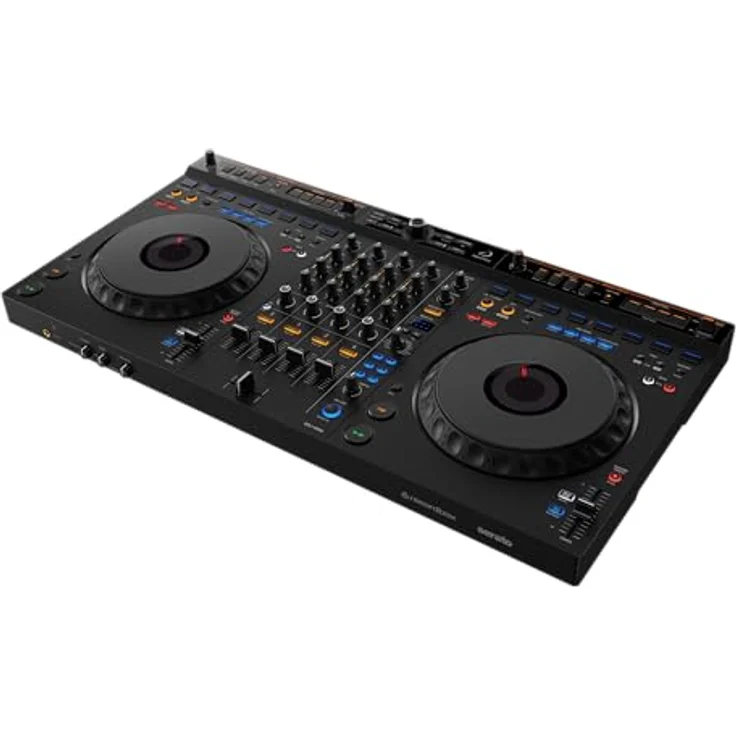 PIONEER DJ DDJ-GRV6, 4-Kanal-Performance DJ-Controller mit Groove Circuit und Stems FX, Schwarz – Bild 4