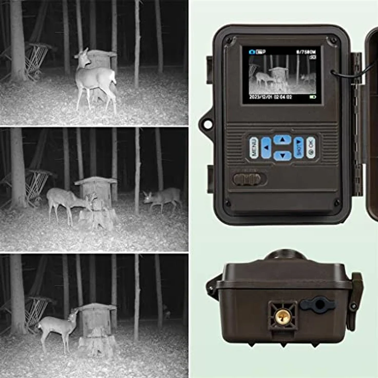 Dörr Snapshot Mini Black 30MP 4K | Überwachungskamera - Wildkamera - Fotofalle - 30 Megapixel - Ultra HD 4K Videos - 940nm IR LEDs - Black LEDs | für den Innen- und Außenbereich (Einzeln) – Bild 3