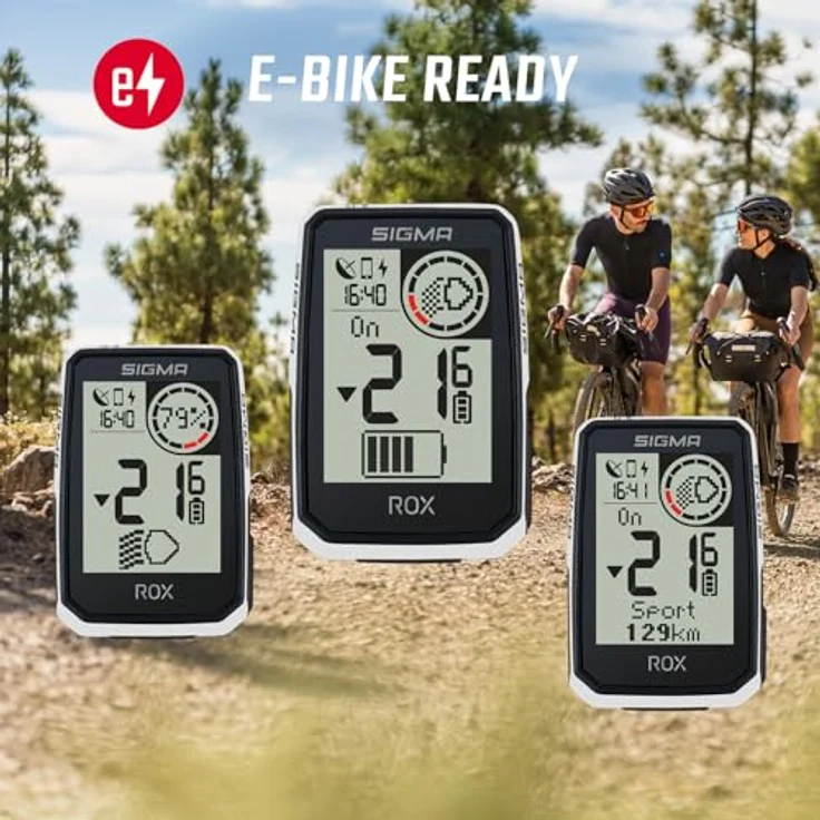 SIGMA ROX 2.0 Endurance, GPS Fahrradcomputer mit 26 Stunden Akkulaufzeit, E-Bike ready, Schwarz – Bild 8