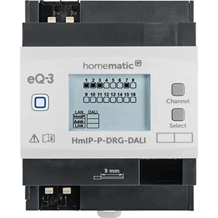 Homematic IP DALI Gateway HmIP-P-DRG-DALI, Smart Home Hub für Hutschienenmontage, Steuerung von bis zu 32 DALI Leuchten, inklusive Smartphone-App Steuerung – Bild 2