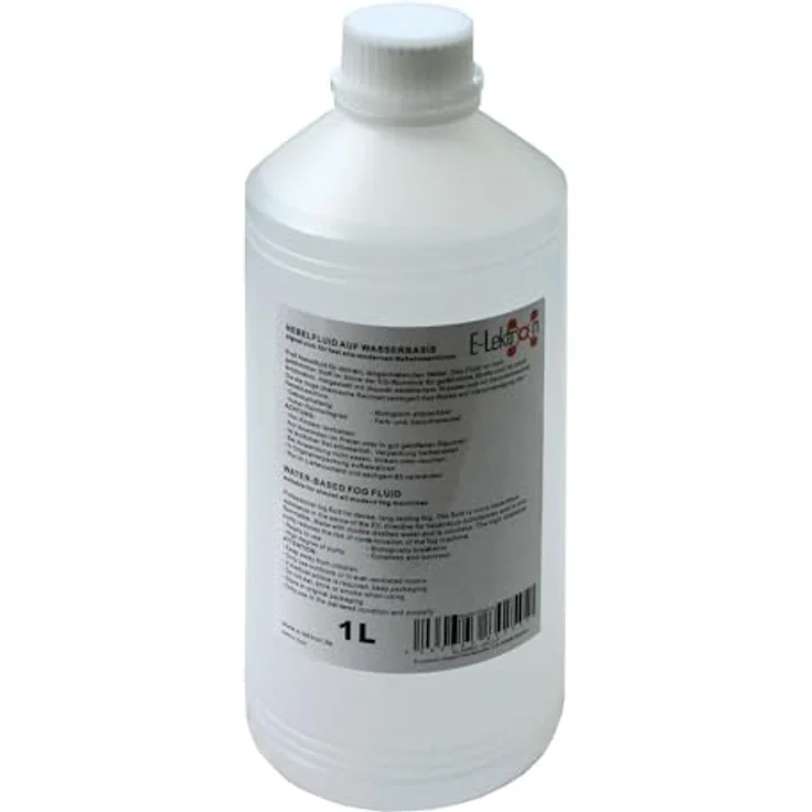 E-Lektron FFL1-P Nebelfluid mittlerer Dichte, neutral-weißer Nebel für DJ Nebelmaschine, 1L – Bild 1