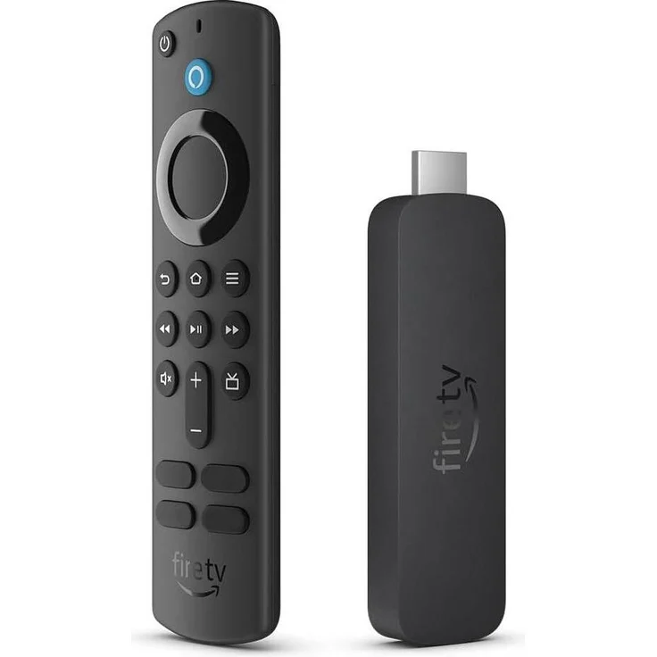Amazon Fire TV Stick 4K (2024), Streaming Box mit 8 GB, Dolby Vision, Dolby Atmos, Cloud Gaming und KI-gesteuerter Suche, Schwarz