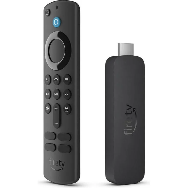 Amazon Fire TV Stick 4K (2024), Streaming Box mit 8 GB, Dolby Vision, Dolby Atmos, Cloud Gaming und KI-gesteuerter Suche, Schwarz