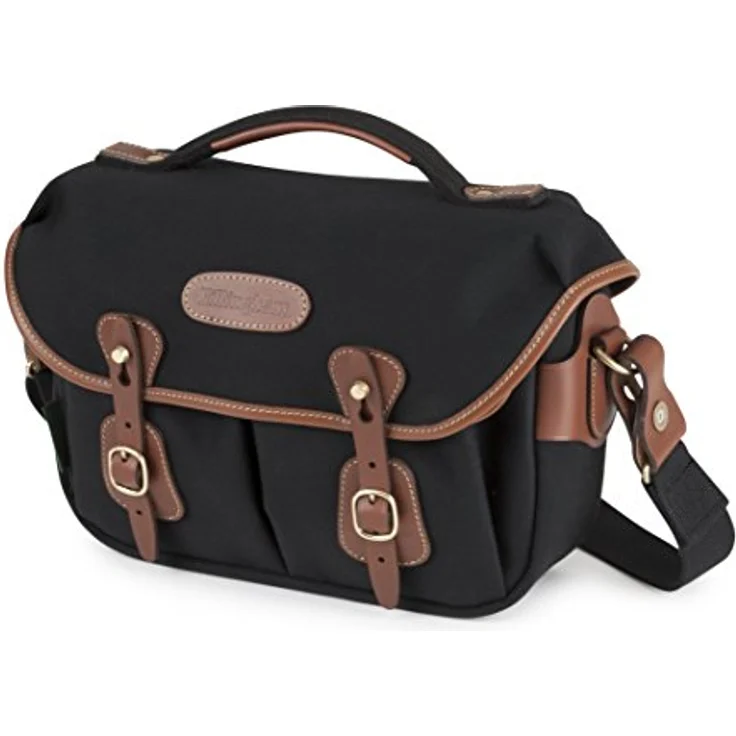 Billingham Small Pro Canvas-Tasche Rucksack (Schnellverschluss-System, Regenabweiser) schwarz und Toasten – Bild 2