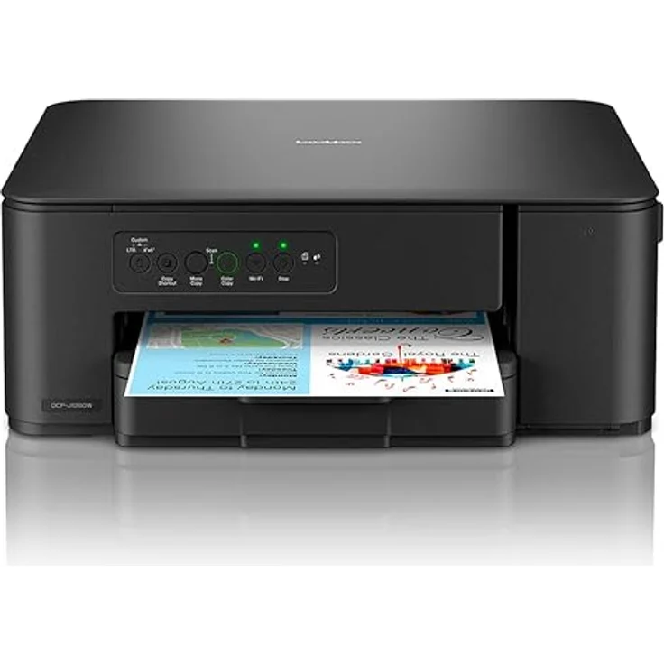 Brother DCP-J1260W, kompakter 3-in-1 Tintenstrahldrucker, kabellos, WiFi 2,4 & 5 GHz, 150 Blatt Papierfach – Bild 5