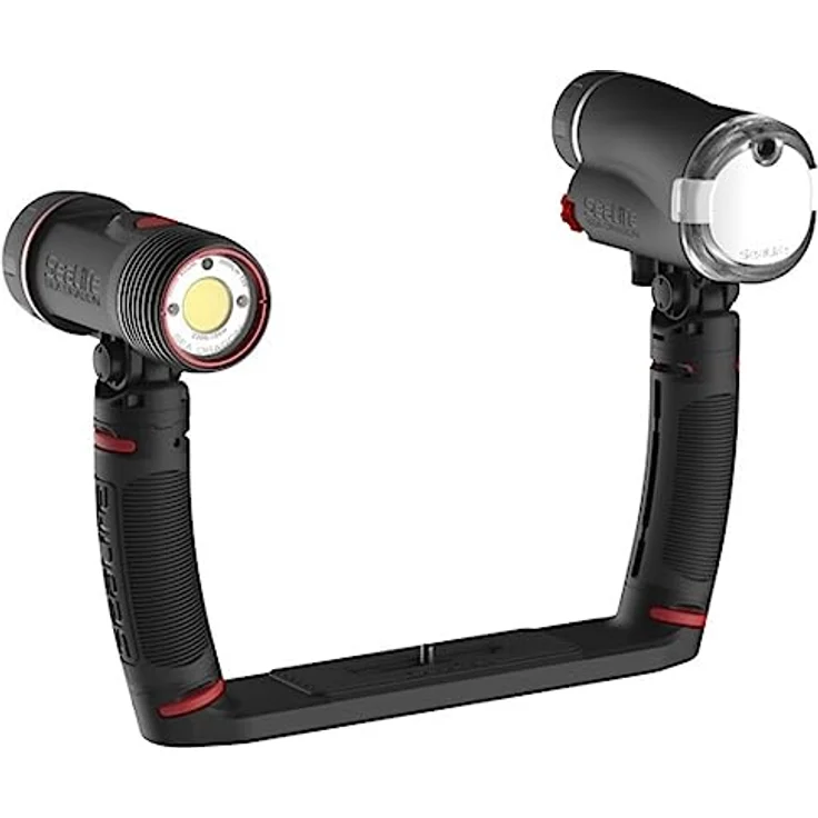 Sealife Sea Dragon Duo 3000F Flash Set (SL690) (Unterwassergehäuse), Kameraschutz, Schwarz – Bild 1