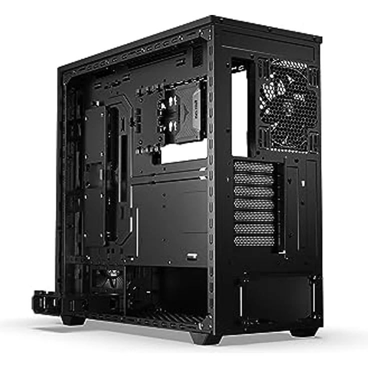be quiet! Shadow Base 800 FX Black PC-Gehäuse, Light Wings 140mm PWM Lüfter, ARGB-Beleuchtung, USB 3.2 Gen. 2 Type C, maximaler Airflow, E-ATX Mainboard, 420mm Radiatoren, Glasseitenteil, BGW63 – Bild 5