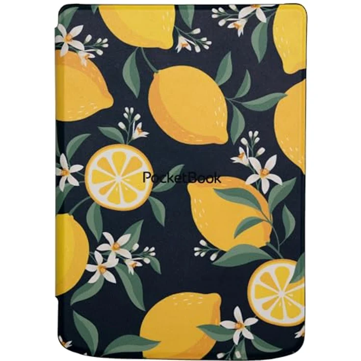 PocketBook Shell Cover - Lemon Print 6" Tablet-Tasche mit integrierter Hartschale und freiem Zugang zu allen Anschlüssen – Bild 1