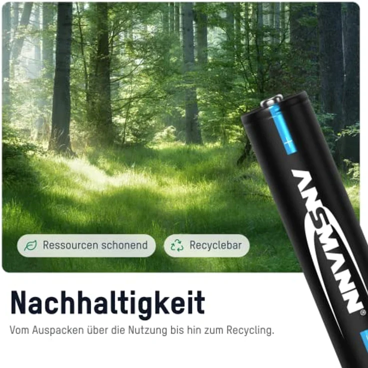 ANSMANN Telefon Akku AAA 800mAh 6 Stück NiMH 1 2V - Phone DECT Micro AAA – Bild 3