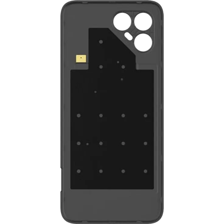Fairphone Back Cover Grey (Fairphone 4), nachhaltige Smartphone Hülle aus 100 % recyceltem Plastik, grau