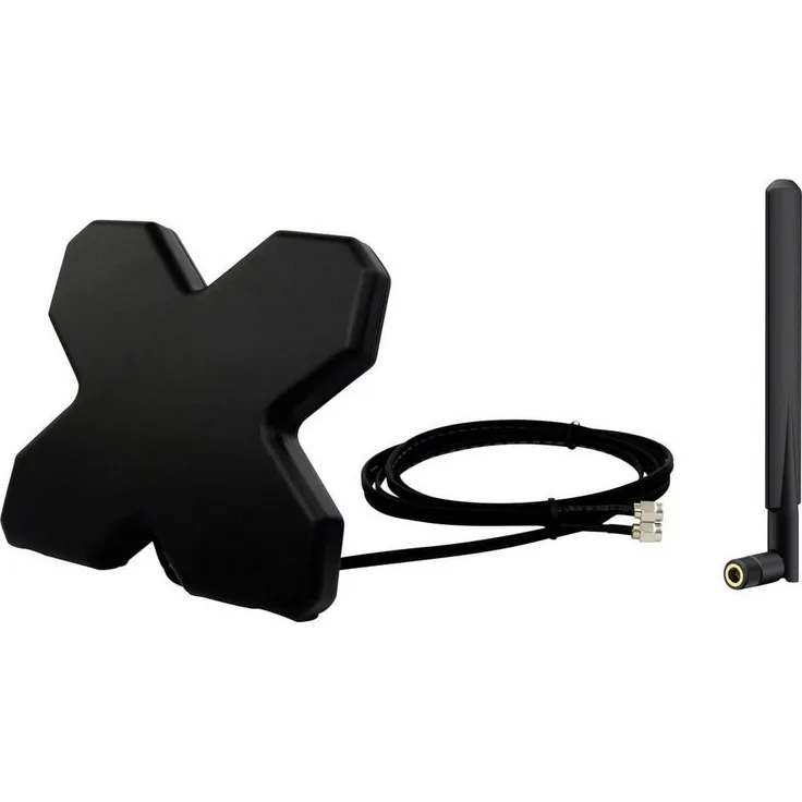 Wittenberg Antennen LTE/WLAN Set, Portabel mit 1 LTE Antenne, 2m Kabel, 5 dBi 2.4 G