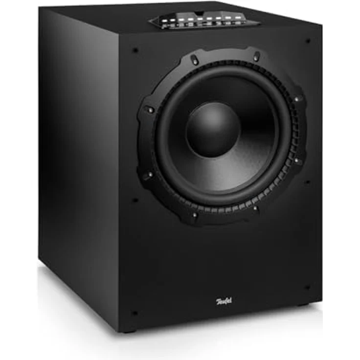 Teufel Concept 12 Subwoofer 5.1-Mehrkanal-Subwoofer mit 300-mm-Tieftöner für extrem tiefen Kickbass bis 22 Hz, sehr hohe Pegel und Räume bis 35 m² (Schwarz) – Bild 2