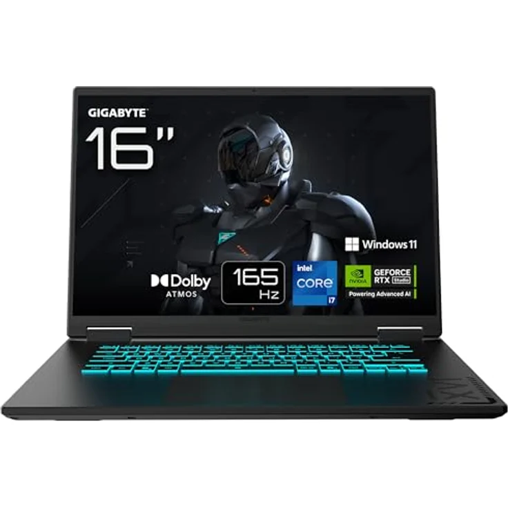 Gigabyte Gaming A16 CVH, 16" Gaming Laptop mit i7-13620H, RTX 5060, 165Hz WQXGA, 16GB DDR5, 1TB SSD, Win 11 Home, Dolby Atmos, 2 Jahre Garantie – Bild 1