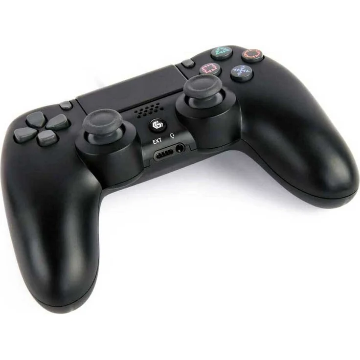 Gembird JPD-PS4BT-02, Wireless PS4-Controller mit ergonomischem Design und programmierbaren Tasten, schwarz
