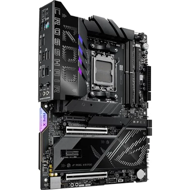 ASUS ROG Crosshair X870E APEX Gaming Mainboard AMD AM5, ATX, PCIe 5.0, DDR5, WiFi 7, AI Overclocking, Aura Sync – Bild 4