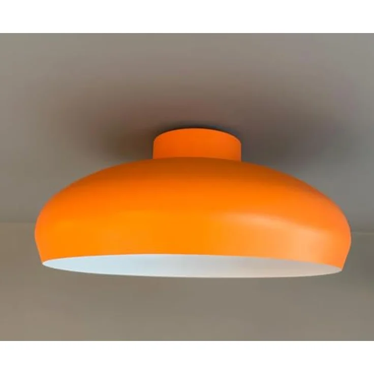 bamyum Deckenlampe Orange Weiß Androa Ø40 cm 1 flammig E27 Vintage Retro Schlafzimmer – Bild 3