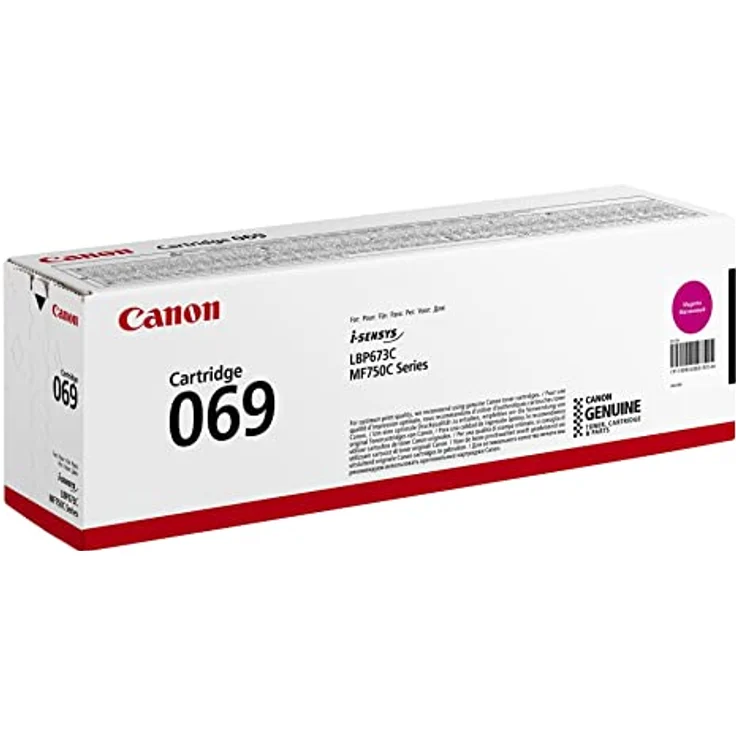 Canon Tonerkartusche 069, Originalzubehör für i-SENSYS Drucker, Magenta – Bild 1