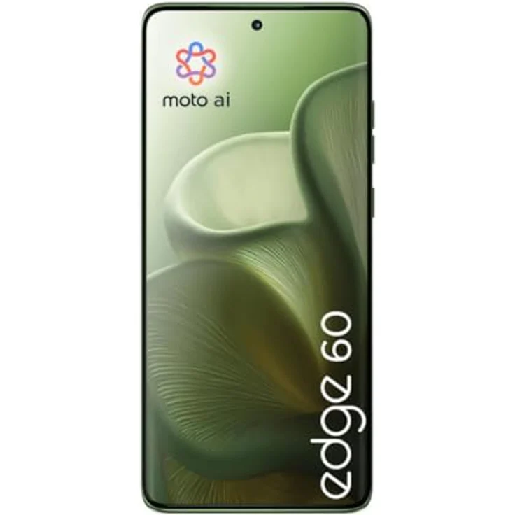 Motorola Edge 60 5G, Smartphone mit 12GB RAM, 256GB Speicher, 50 MP Kamera, 6,67" Super HD Display, Grün (Shamrock), Dual-SIM – Bild 2