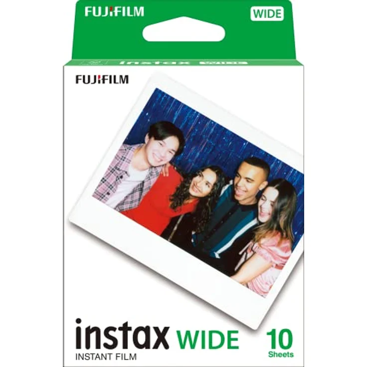 Fujifilm INSTAX Wide Film, Instant-Farbfilm, 10 Belichtungen, ISO 800 – Bild 1