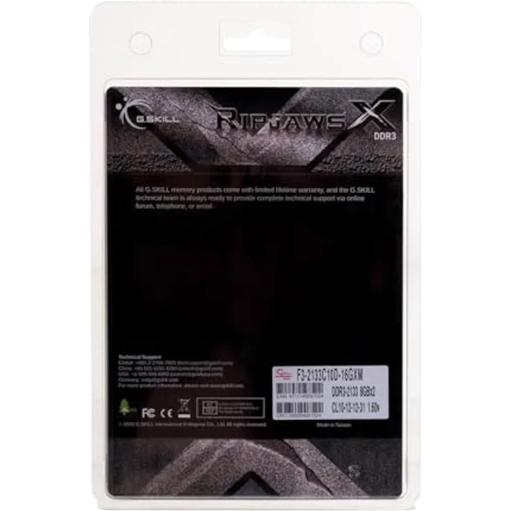 G.Skill RipjawsX 16GB (8GBx2) DDR3-2133 MHz (F3-2133C10D-16GXM) - Preisvergleich – Bild 5
