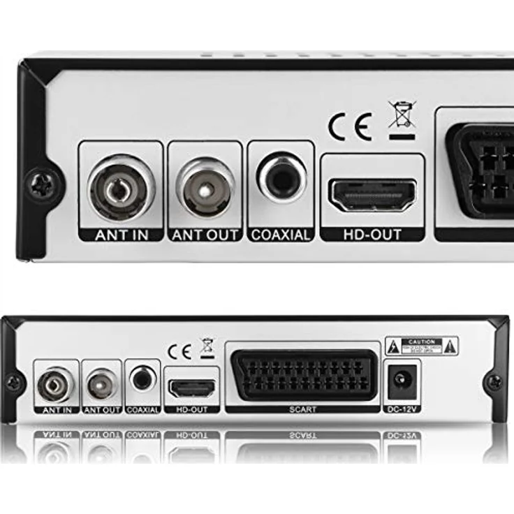 hd-line Tempo 4000 A DVBT2 Receiver Full HD 1080P 4K für TV (HEVC/H.265 HDMI SCART, USB 2.0, DVBT-2, DVB-T2, DVB T2, DVBT 2), Reciver, Resiver, Empfänger, Schwarz, tmp4000 – Bild 2