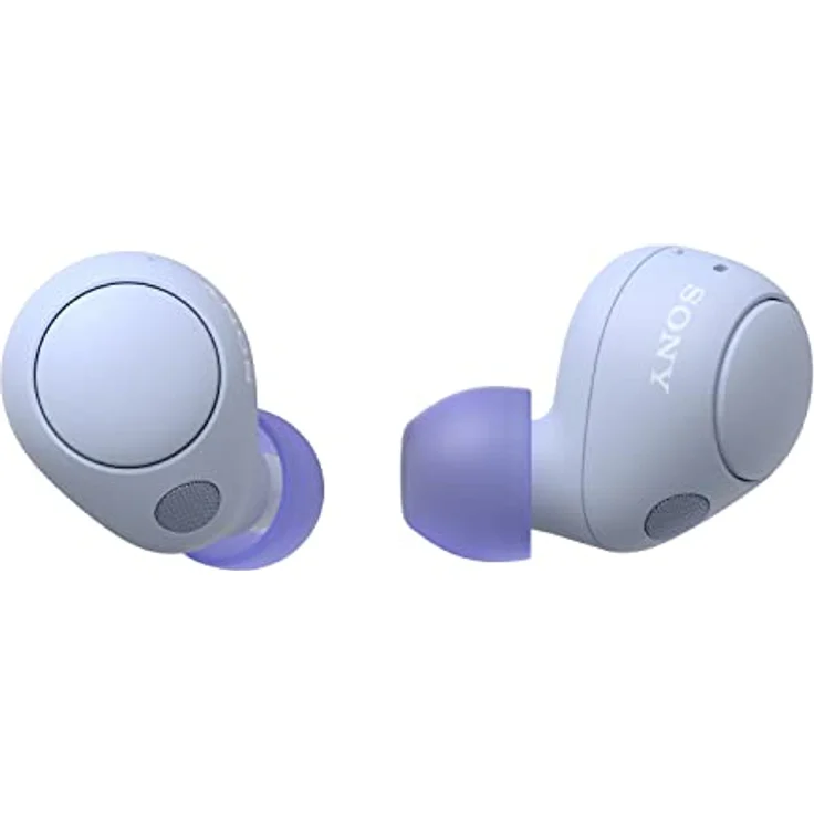 Sony WF-C700N True Wireless Noise Cancelling Kopfhörer - Ganztägiger Komfort und Stabilität - Bis zu 15 Stunden Akkulaufzeit mit Ladecase - Lavendel klein – Bild 1
