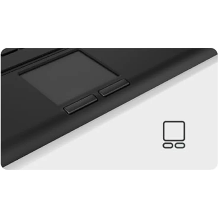 KeySonic KSK-5211ELU (DE) Tastatur USB QWERTZ Deutsch Schwarz mit warmweißer Hintergrundbeleuchtung, leisem Tippen und integriertem Touchpad – Bild 3