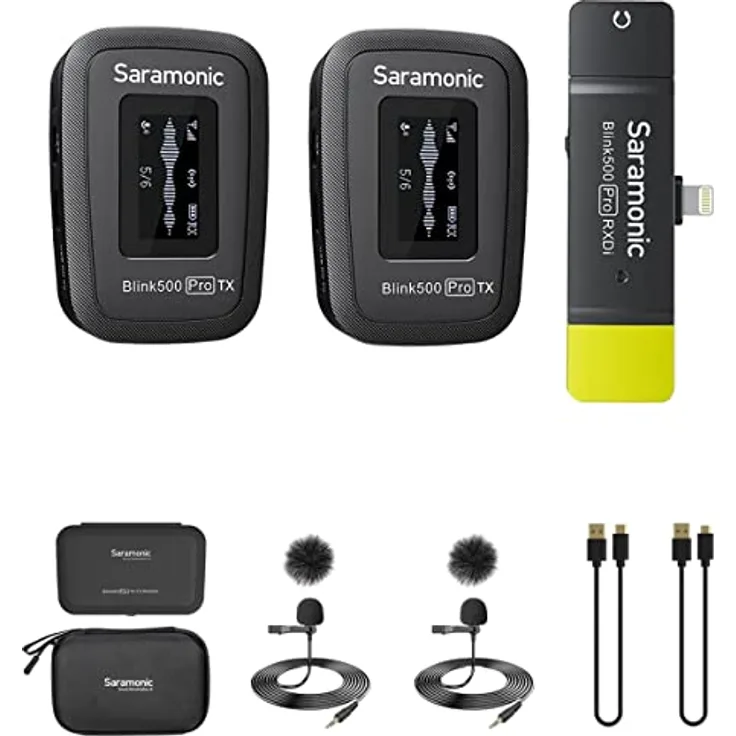 Saramonic kabellos für iOS Lightning-Geräte. BLINK500PROB4