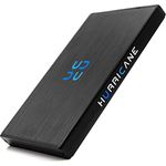 HURRICANE GD25612 Externe Festplatte 2TB 2,5" USB 3.0 tragbare HDD in Aluminium für Datenübertragung bis zu 5 Gbit/s