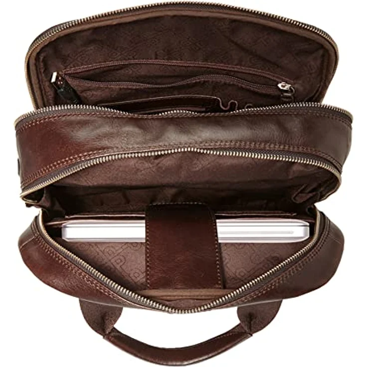 Picard Buddy Rucksack aus 100% Leder, mit Laptopfach für 39 cm, braun – Bild 5