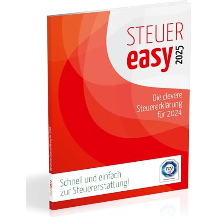 Wolters Kluwer Steuertipps GmbH STEUEReasy 2025 für das Steuerjahr 2024 (Aktivierungscode per Post) - Maximale Steuererstattung, einfache Handhabung, sicher per ELSTER - Privatlizenz 1 Nutzer, max. 3 Installationen, inkl. 1 Einkommensteuererklärung