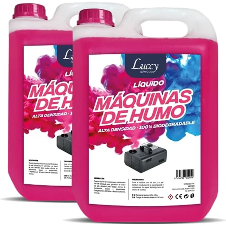 MUNTRADE Nebelfluid Natürlich 10 Liter | Hochdichtes, geruchloses Nebelfluid für Nebelmaschinen, ideal für Partys und Veranstaltungen – Bild 1
