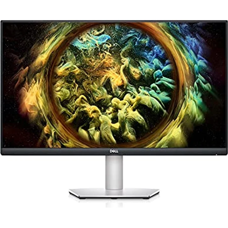 Dell S2721QSA 27 Zoll 4K UHD Monitor, 60Hz, IPS, AMD FreeSync, Eingebaute Lautsprecher, Silber – Bild 1