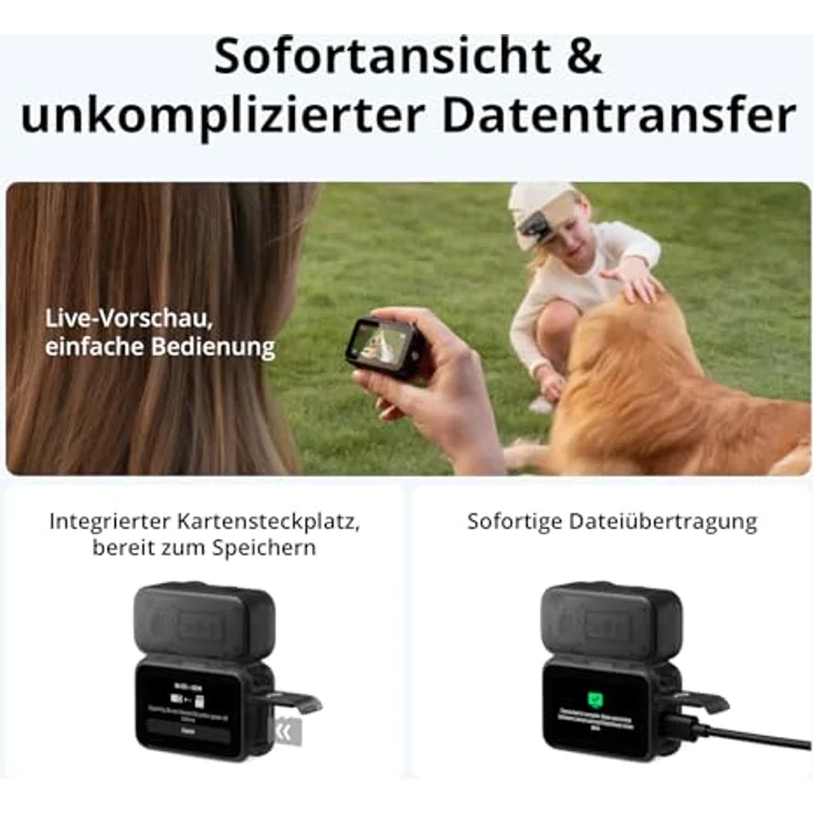 DJI Osmo Nano, Action Cam mit 128GB, 4K/60fps Video und ultra-weitem 143° Sichtfeld, Schwarz – Bild 7