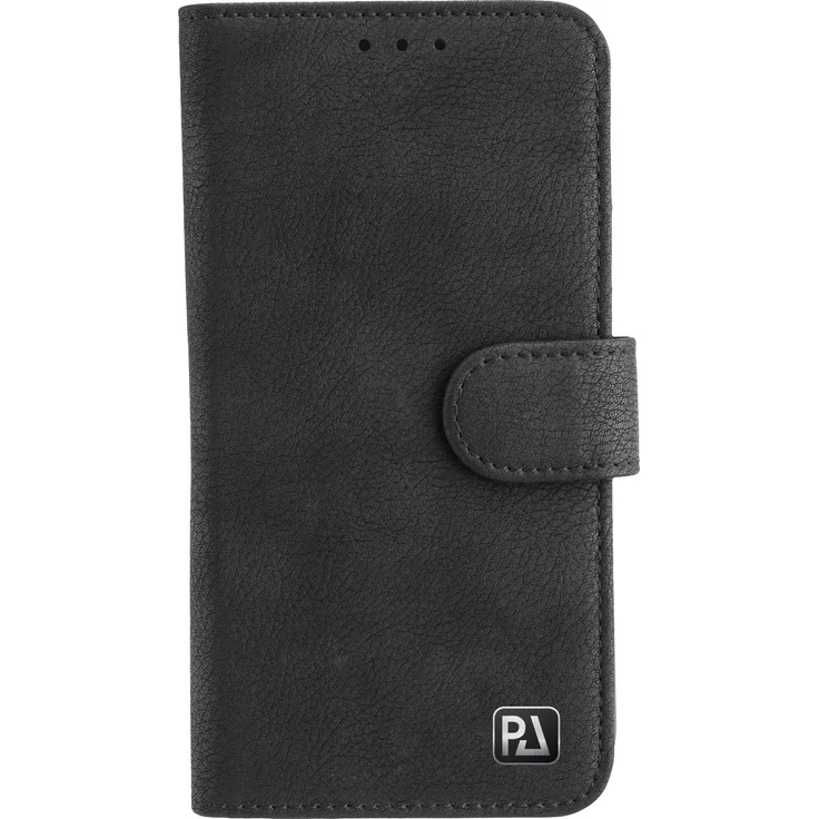 Peter Jäckel Universal Book Case New Elite, Flip Case für Smartphones bis 6.5", Schwarz