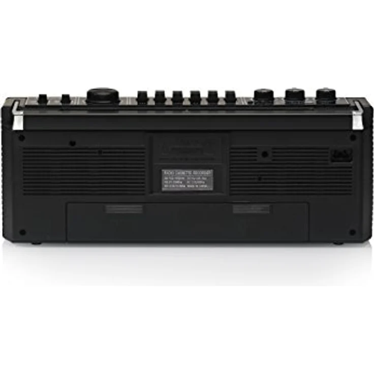 Ricatech PR 1980 Ghetto Blaster Boombox, Kassetten--Kassettenrekorder, AM-FM-SW 3-Band-Radio, Zwei 8-Watt-X-Bass-Lautsprecher, Sprachaufzeichnung mit Aufnahmemikrofon, Kopfhöreranschluss – Bild 10