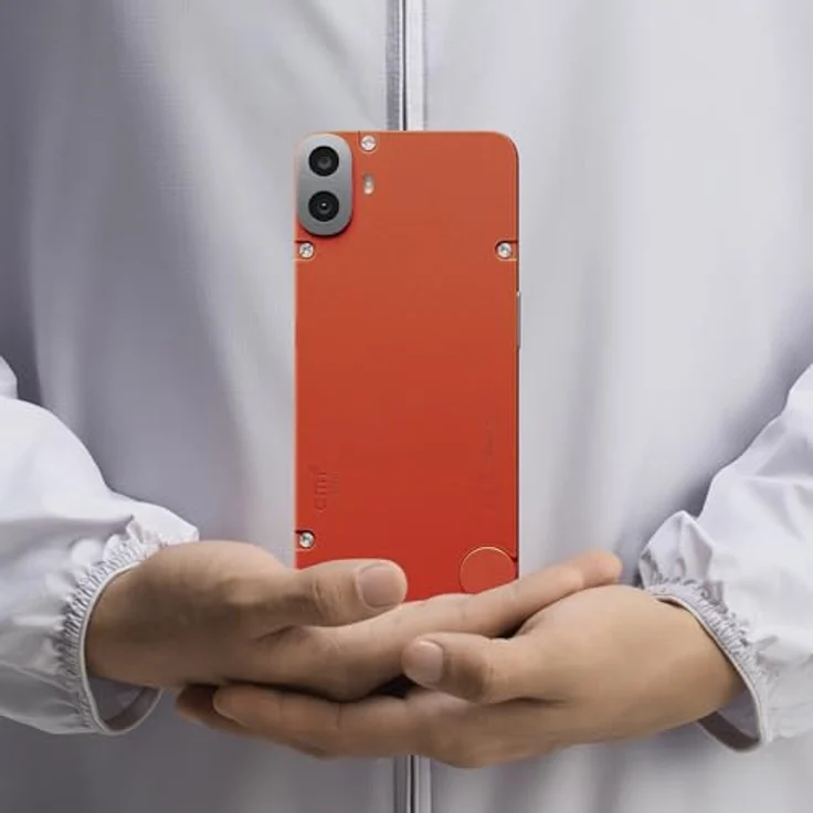 CMF BY NOTHING CMF Phone 1 8+128GB - Smartphone ohne Vertrag mit 50 MP Sony-Kamera, Ultra XDR und Nothing OS 2.6 - Orange – Bild 5
