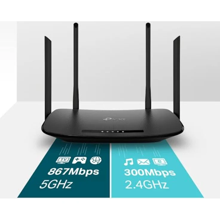 TP-Link Archer VR300 Modem Router Wireless AC1200 Fibra-VDSL-ADSL Kabelrouter (nicht für Deutschland geeeignet) – Bild 4
