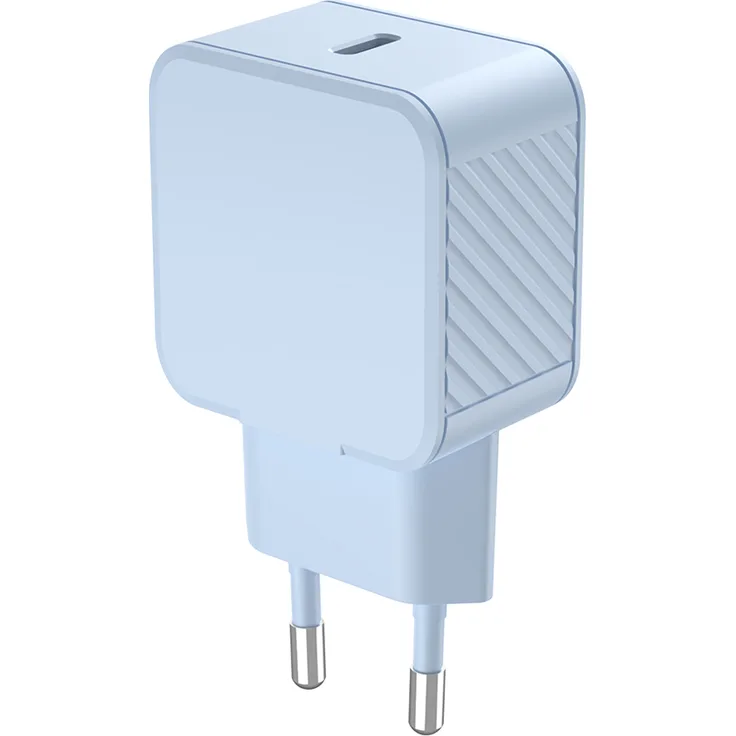 Bigben Connected CS20WCPDRLB, 20W USB-C Power Delivery FastCharge Netzteil, Blau