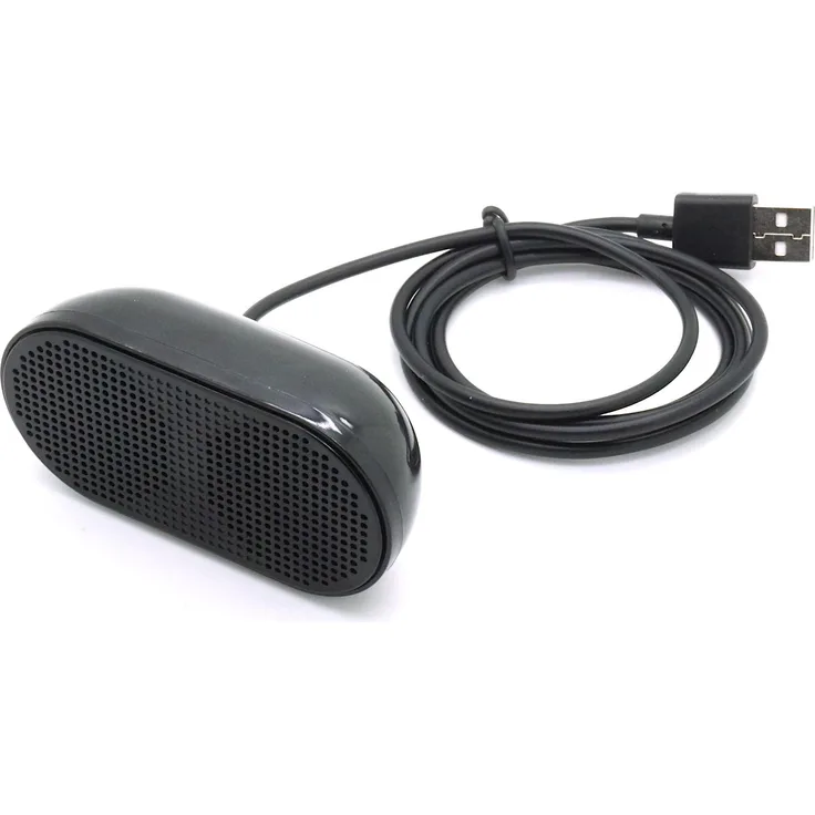 externer USB Mini Lautsprecher, schwarz