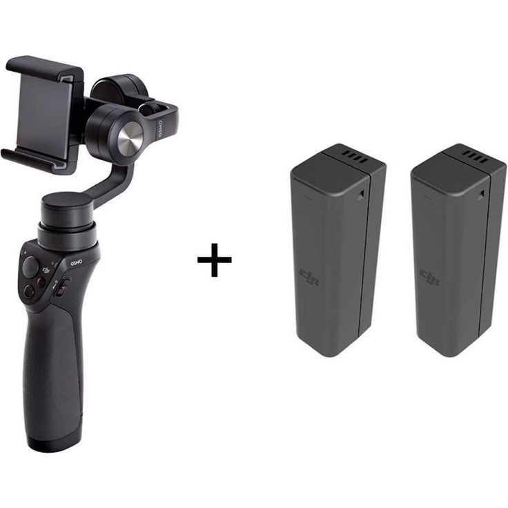DJI Osmo Mobile 1 Gimbal - Bildstabilisator für iPhone und Smartphone, Unterstützung für Smartphone, Zubehör für Foto- und Videoaufnahmen, 3 Achsen (kardanisch), 3 Batterien