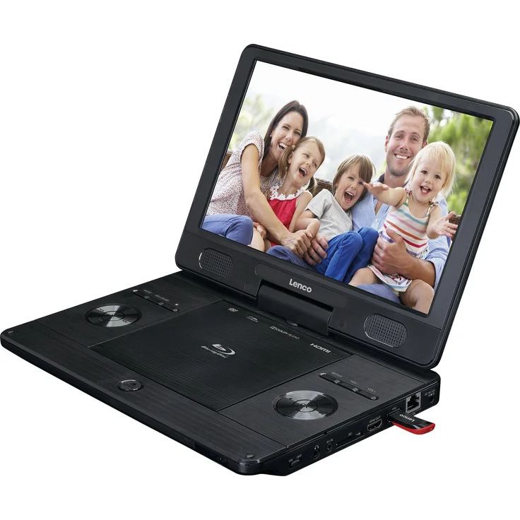 Lenco Blu-Ray Player DVD BRP-1150 HDMI USB schwarz – Bild 3